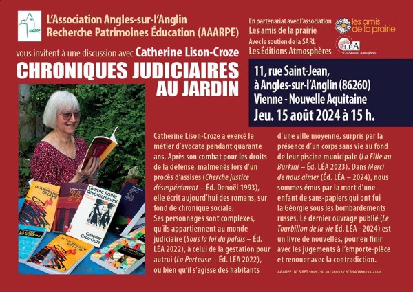 Image de Chroniques judiciaires au jardin avec Catherine Lison-Croze